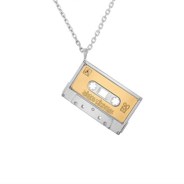 Radiant Cassette Pendant With Necklace Chain