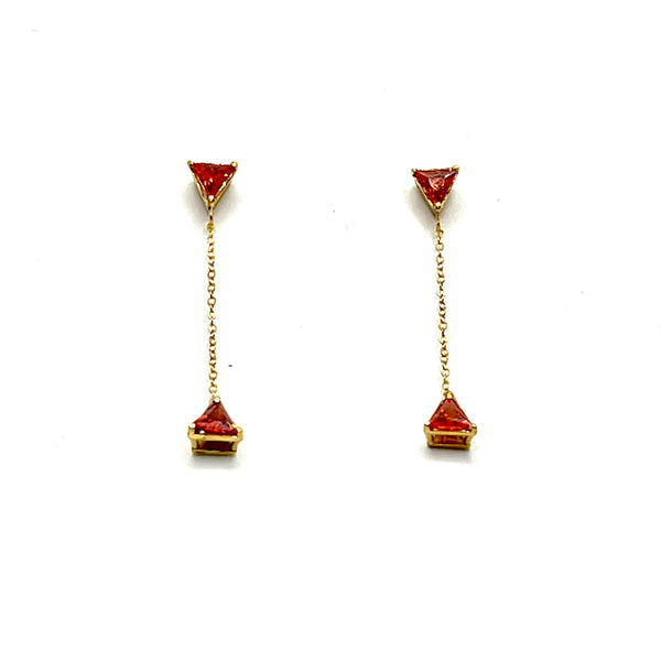 Twin Triangle earrings