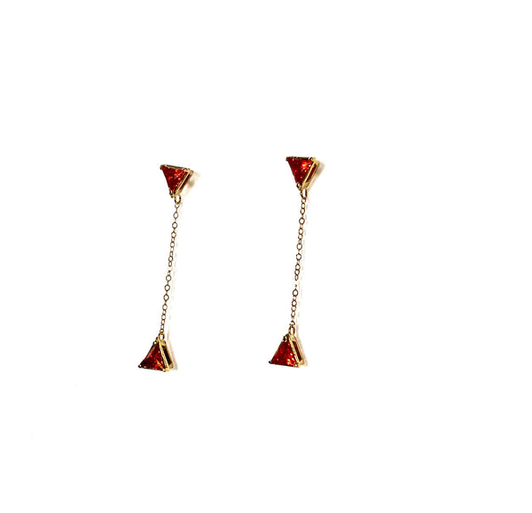 Twin Triangle earrings