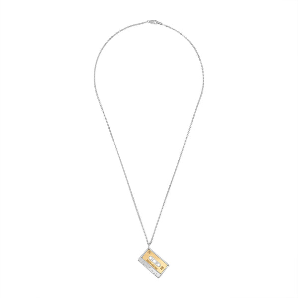 Radiant Cassette Pendant With Necklace Chain