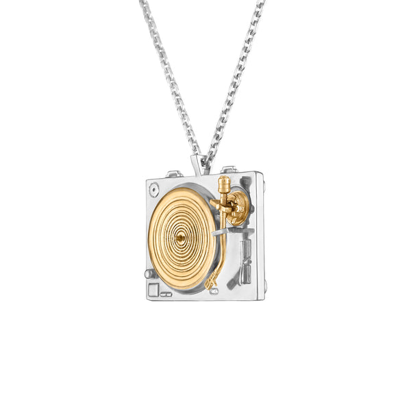 Lux Turntable Pendant With Necklace Chain