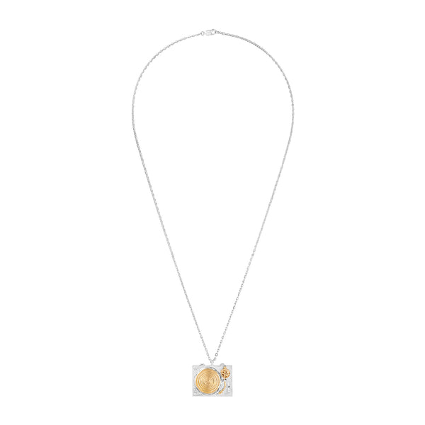 Lux Turntable Pendant With Necklace Chain