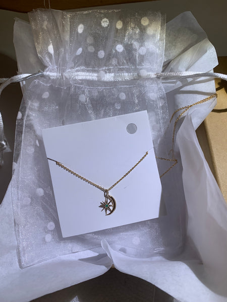 Moon Star Necklace