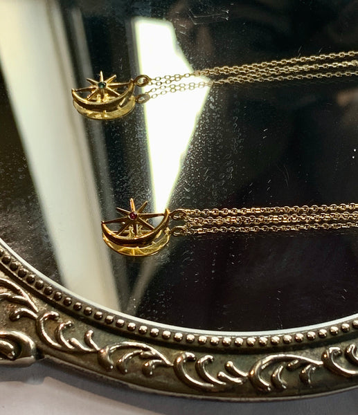 Moon Star Necklace