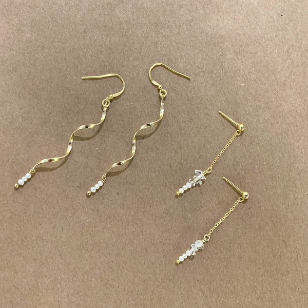Waterfall earrings