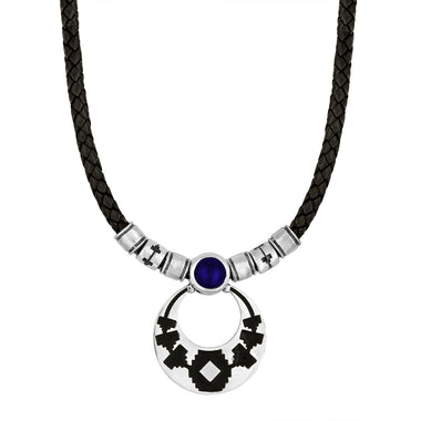 Dark Blue Hill Necklace