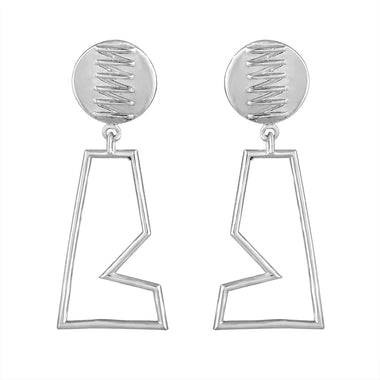 Zigzag Earrings Silver
