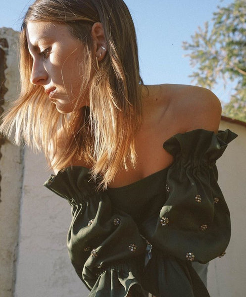 U shape Earrings Gold