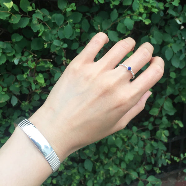 Dot Ring plus Turquoise Gold