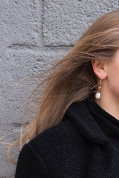 Gold Drop Earrings (Sold as Single)